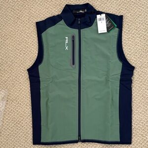 Ralph Lauren RLX Olive and Navy Vest